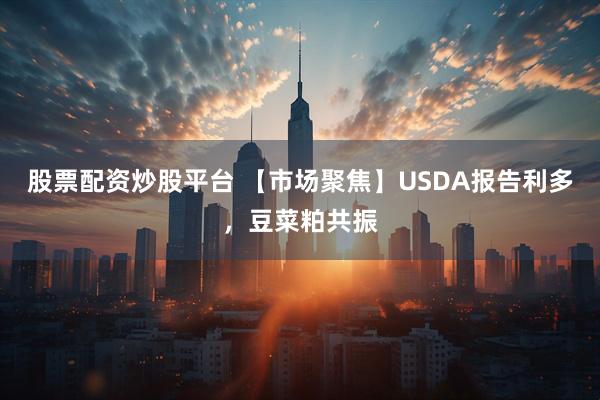 股票配资炒股平台 【市场聚焦】USDA报告利多，豆菜粕共振