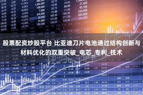 股票配资炒股平台 比亚迪刀片电池通过结构创新与材料优化的双重突破_电芯_专利_技术